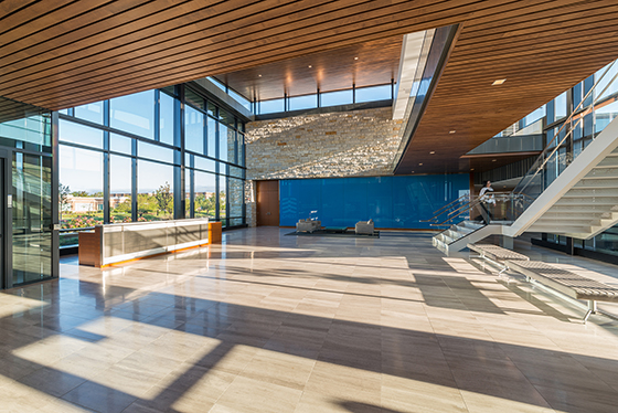 CHEST Innovation, Simulation, and Training Center Lobby